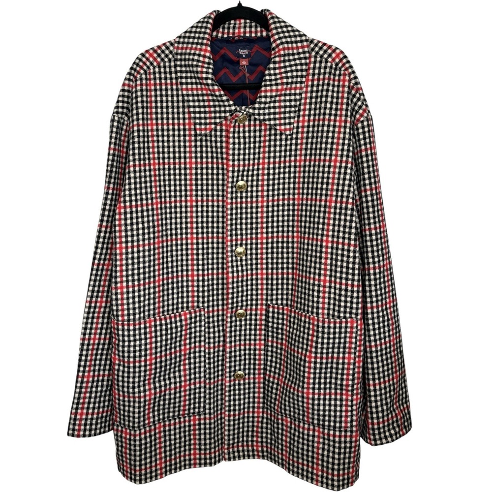 Rowing Blazers X Target Plaid 2 Pocket Jacket Mens XXL 2XL Preppy Wool Blnd NEW